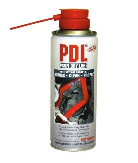0,2l Kettenspray PDL Profi Dry Lube,Tocken Kettenschmierung, Teflon PTFE 200ml
