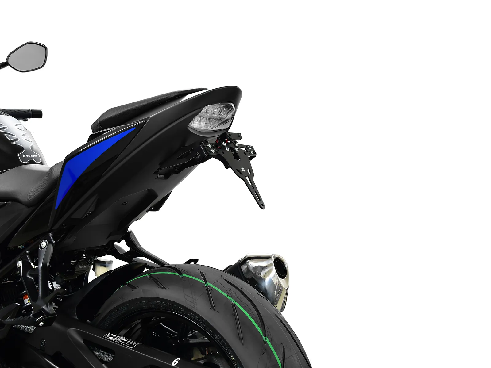 ZIEGER Kennzeichenhalter Suzuki GSX-S 750 BJ 2017-21 für GSX-S 750