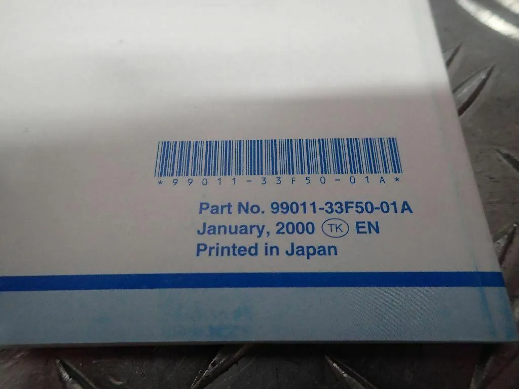 Bedienungsanleitung GB Buch Handbuch Suzuki GSX-R 750 BJ.00-01