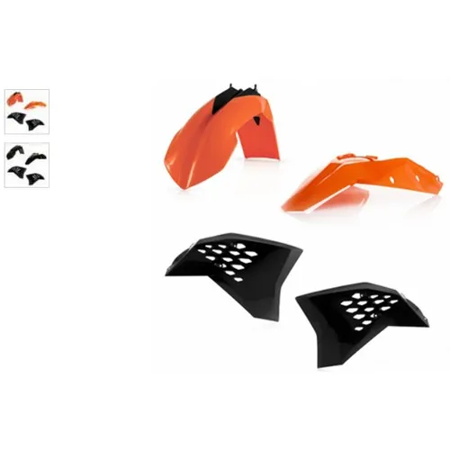 Kunststoff-Kit verschiedene Farben - Ktm Sx 125 2007-2010 - Ktm Sx 144 2007-2008 - Ktm Sx 250 2007-2010 - Ktm Sxf 250 2007-2010 - Ktm Sxf 450 2007-2010 - Ktm Sxf 505 2007-2009