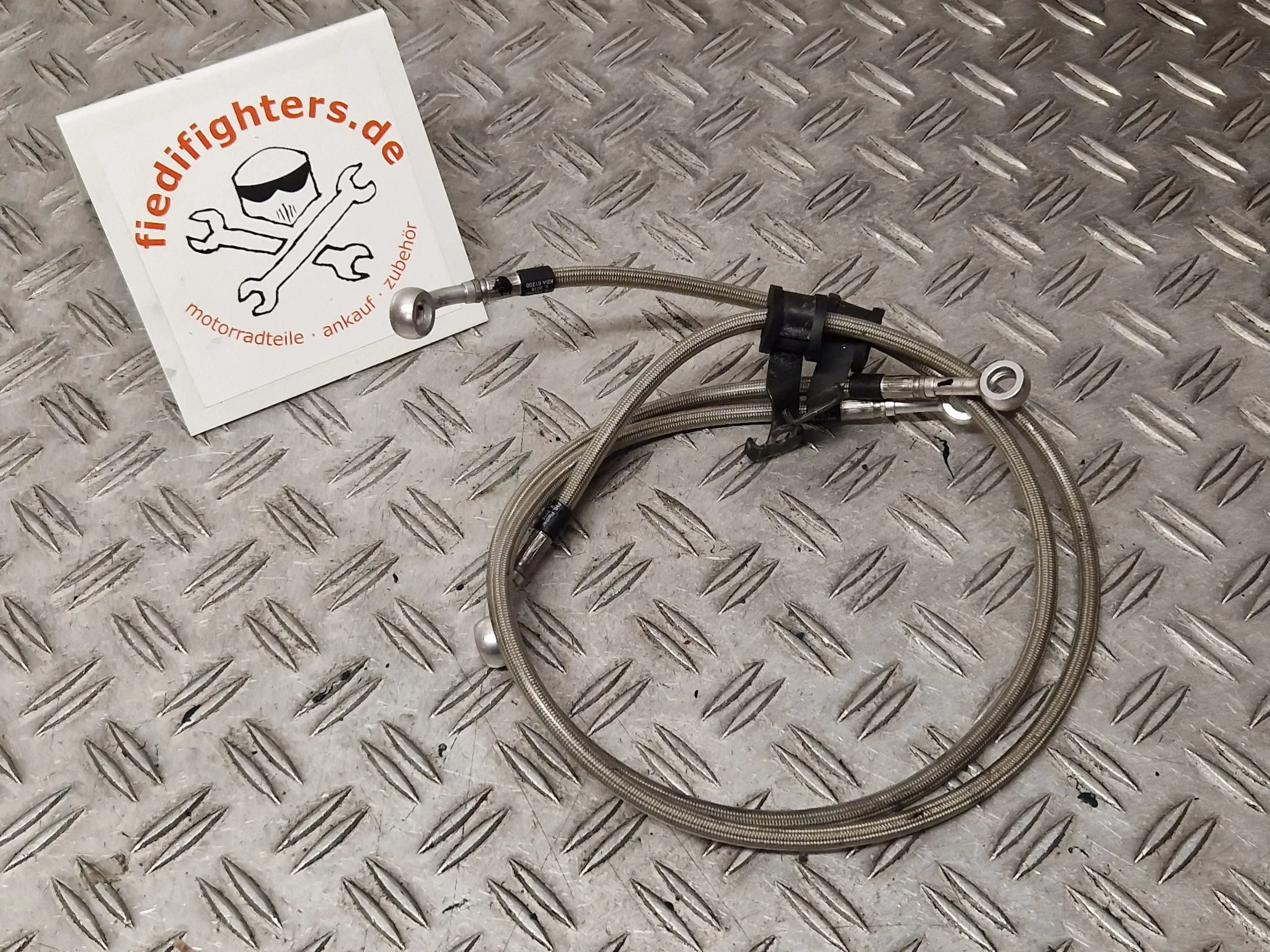 Stahlflex Bremsleitung vorne Leitung Honda Hornet 900 SC48 BJ.04 33292km