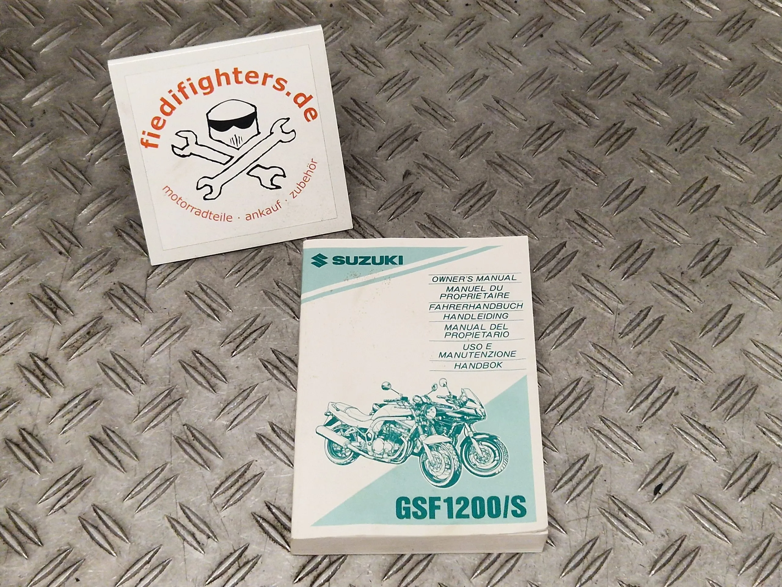 Bedienungsanleitung Buch Fahrerhandbuch EN/FR/DE/IT Suzuki GSF 1200S