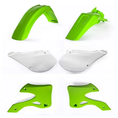 Replika farbiger Plastikbausatz - Kawasaki Kx 125 1999-2002 - Kawasaki Kx 250 1999-2002