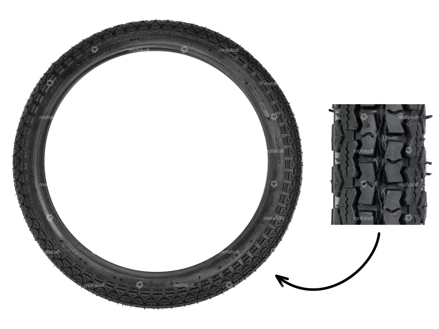 Fortune 2.25 x 17" Reifen 2 P.R. Allround