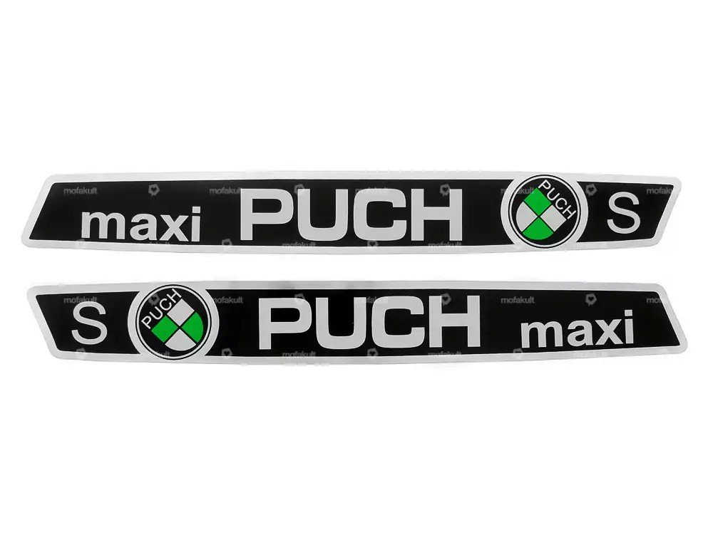 Aufkleber Tank «PUCH maxi S» 204 x 29 mm | Puch Maxi S