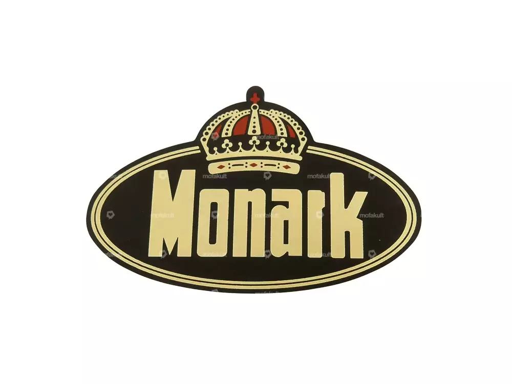 Monark Aufkleber 70x45 mm
