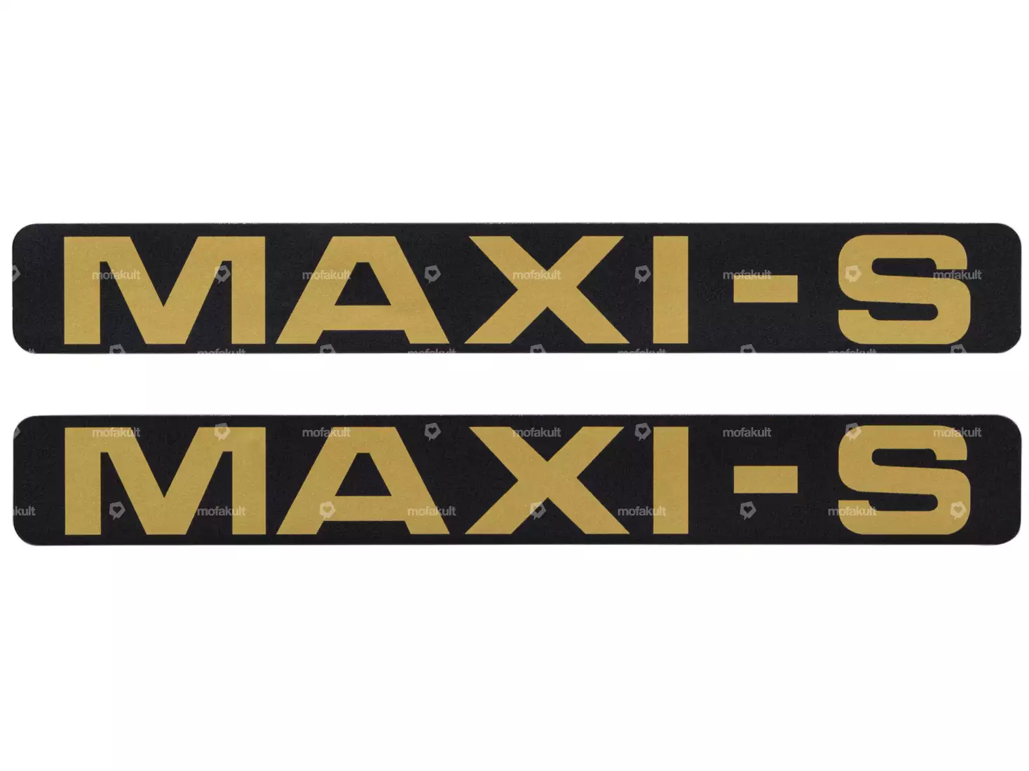 Aufkleber «MAXI-S» gold
