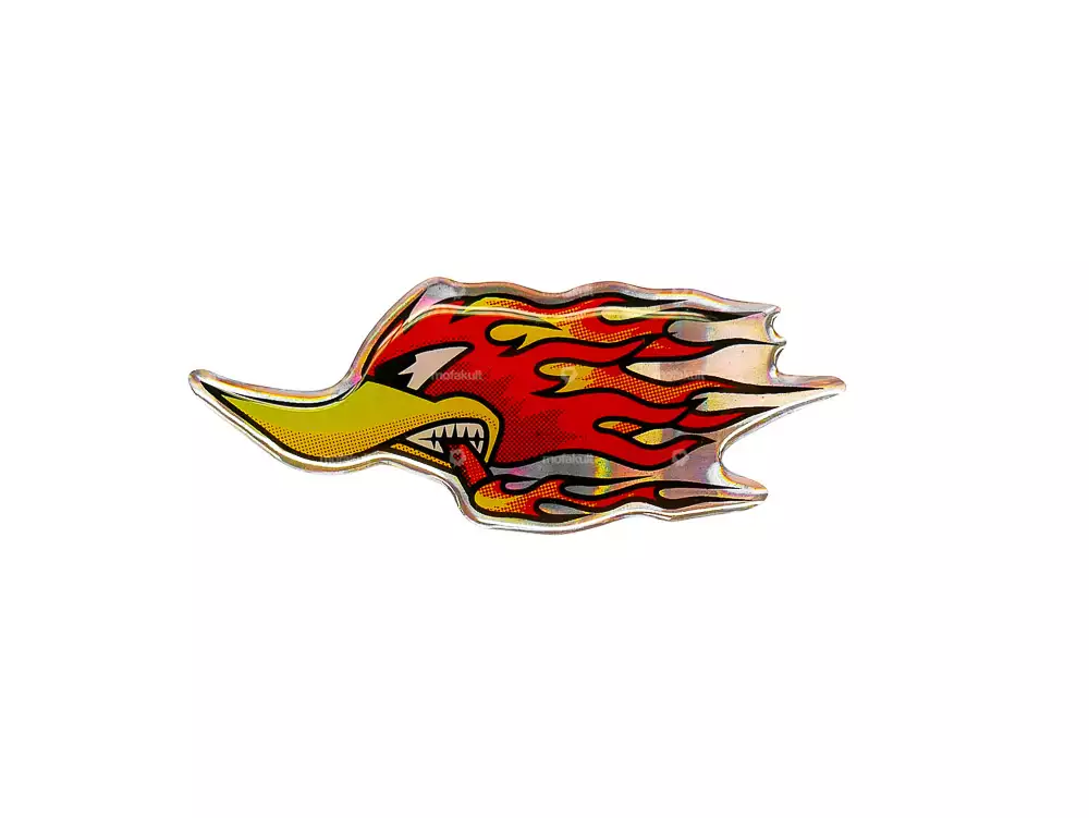 Feuerente links Gelkleber 3D