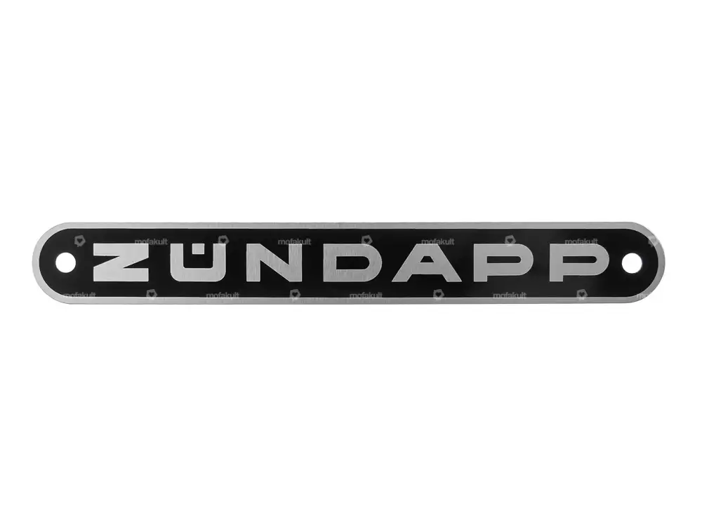 «Zündapp» Blechschild schwarz