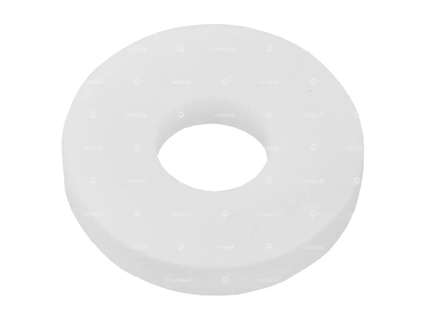 Zierschwamm rund Tankdeckel weiss