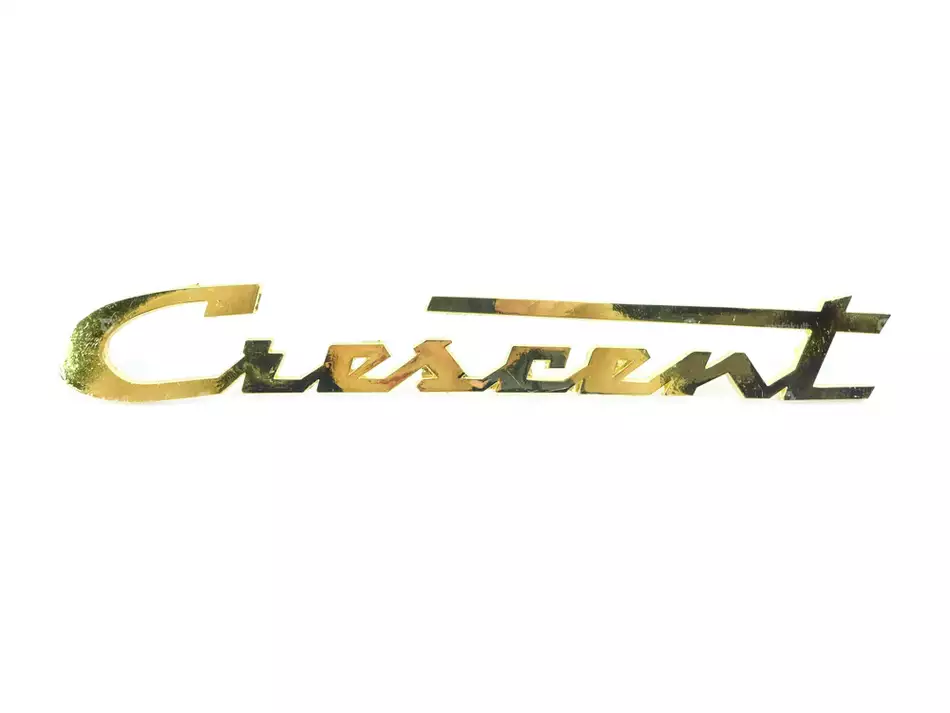 «Crescent» Messingschriftzug