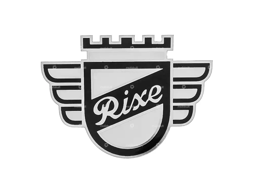 Aufkleber «Rixe» Wappen 44x32 mm Steuerrohr | Sachs Rixe