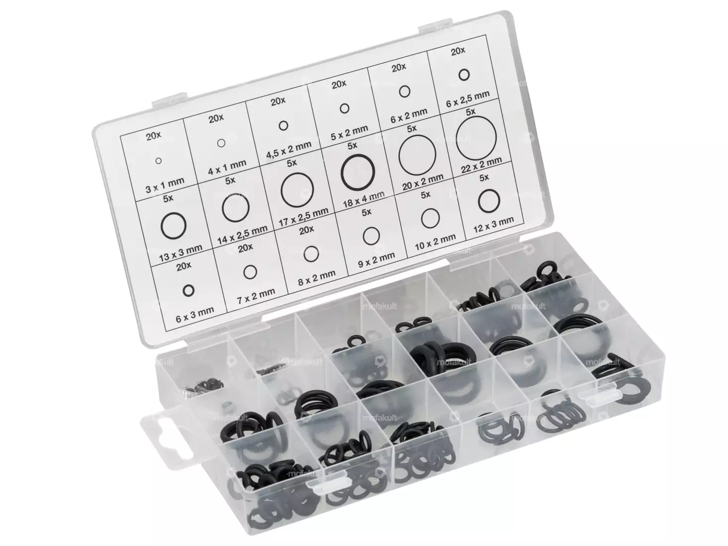 BGS O-Ring Sortiment Ø 3 - 22 mm