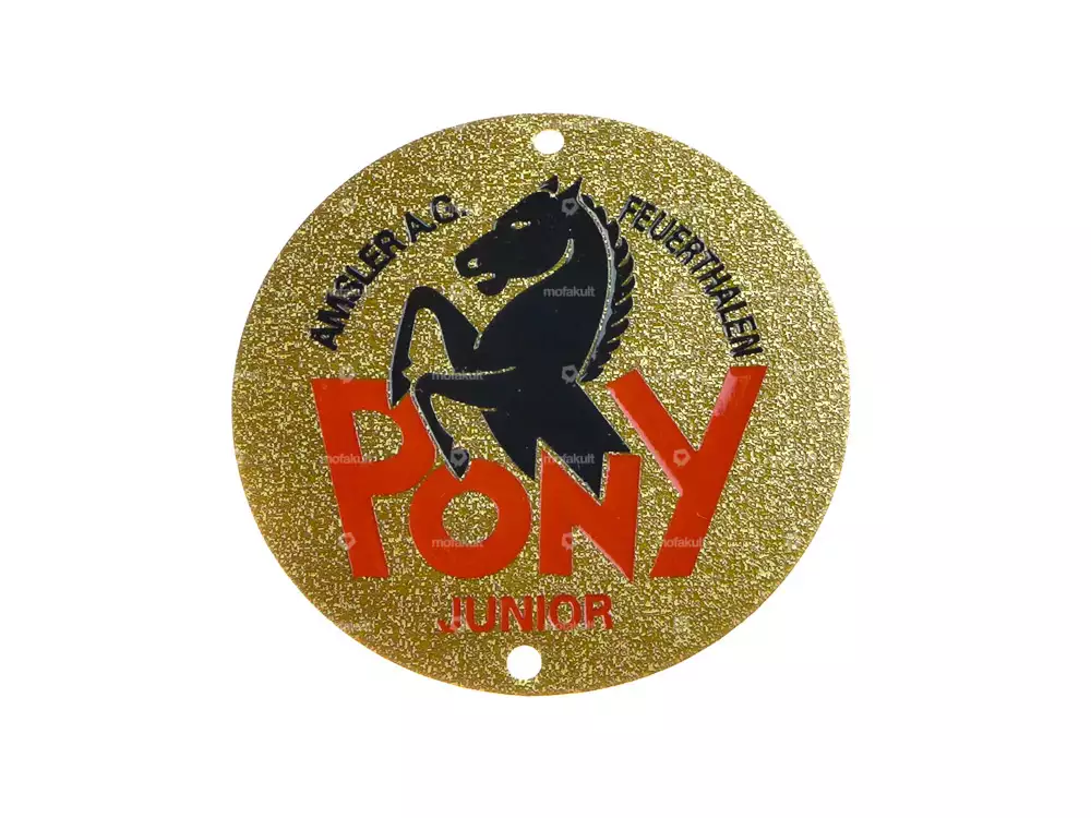 «Pony» Markenschild (flach)