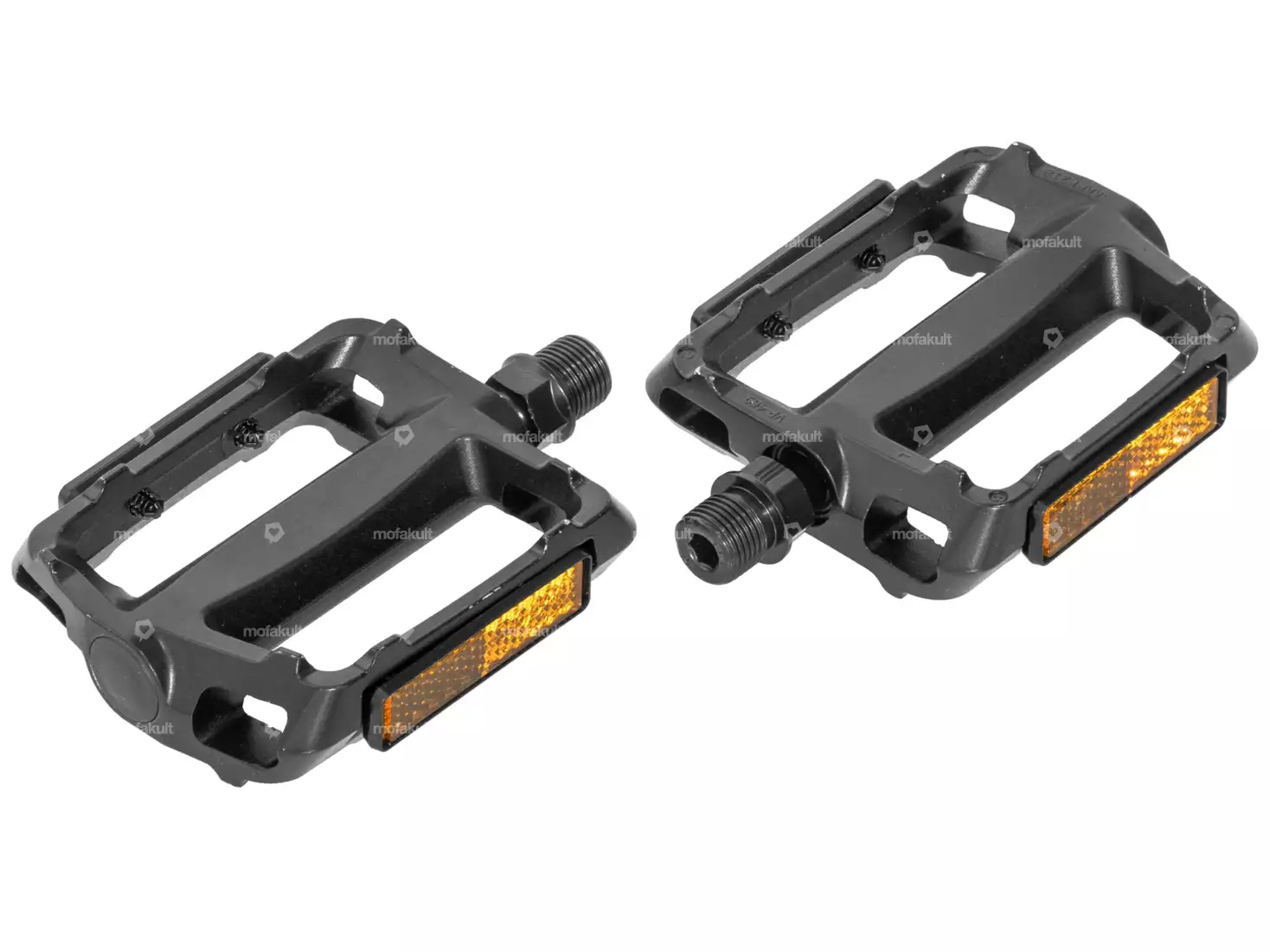 Pedale Aluminium schwarz «extravagant»