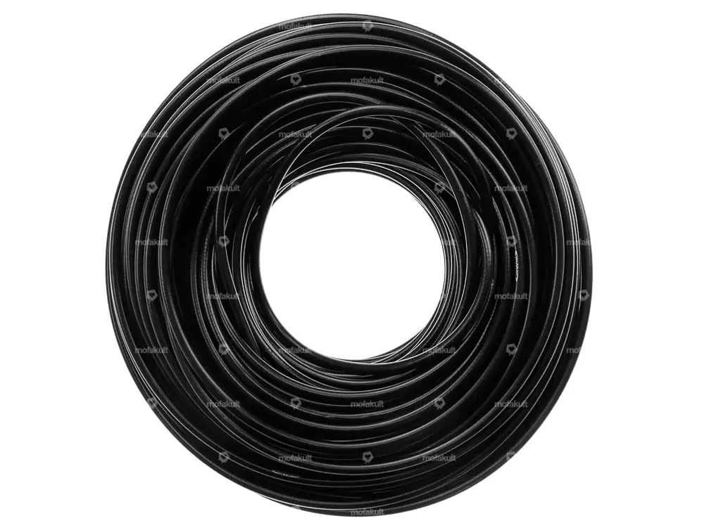 Alligator Kabelhülle Ø 5 mm schwarz (30 Meter Rolle) PTFE-Innenhülle