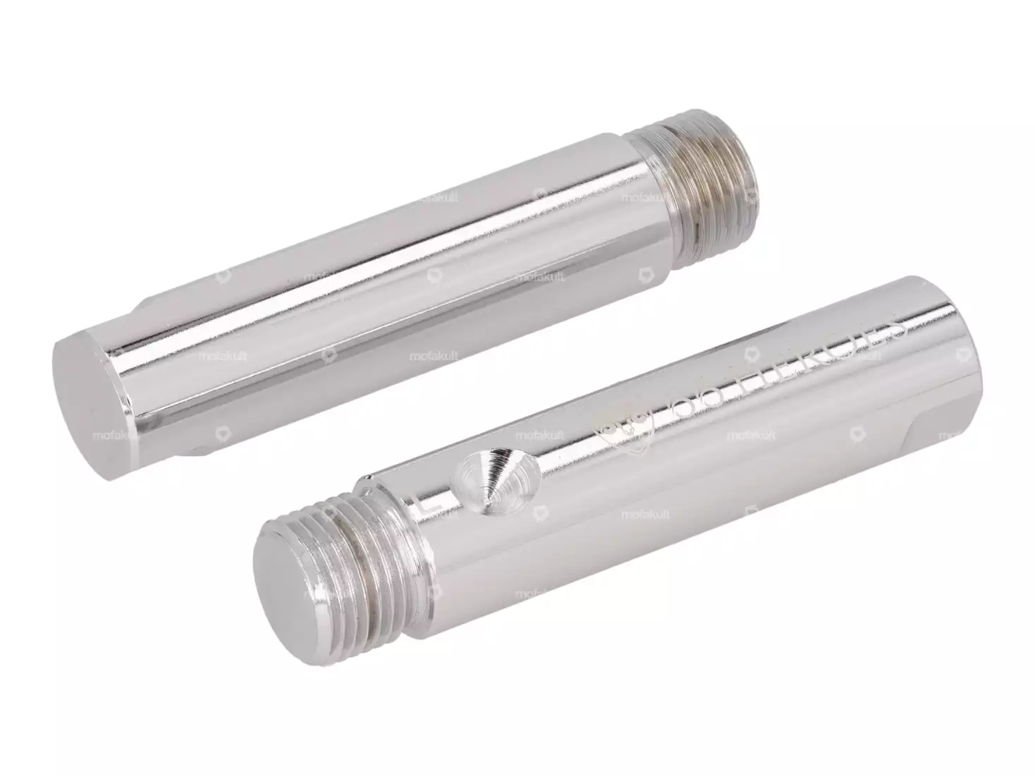 66HEROES Bolzen-Set lang Pedalarme Chrom