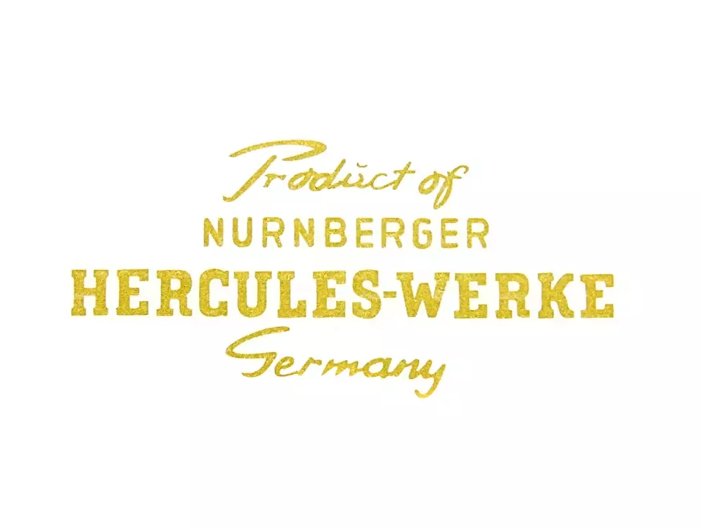 Aufkleber Nürnberger Hercules-Werke Tank Sachs