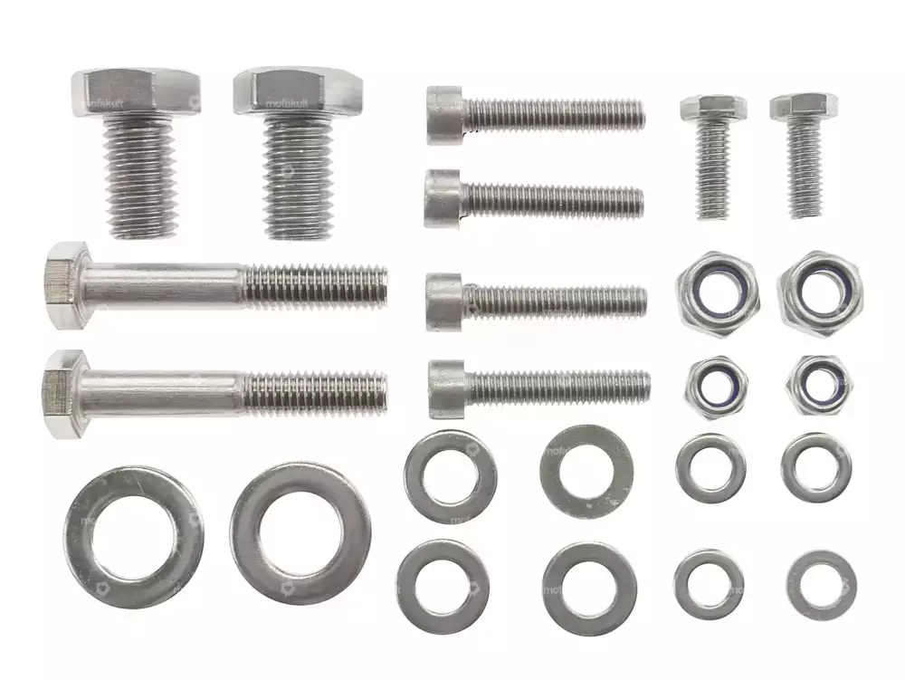 GPO Schrauben-Set Gabel verstärkt Inox