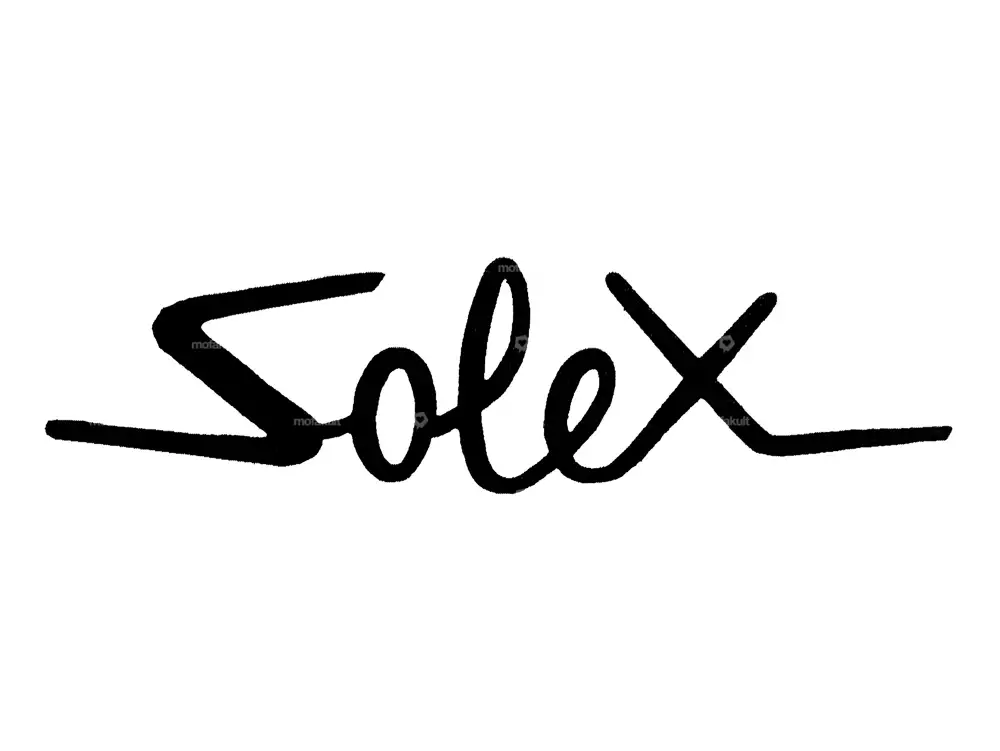 Aufkleber Solex schwarz