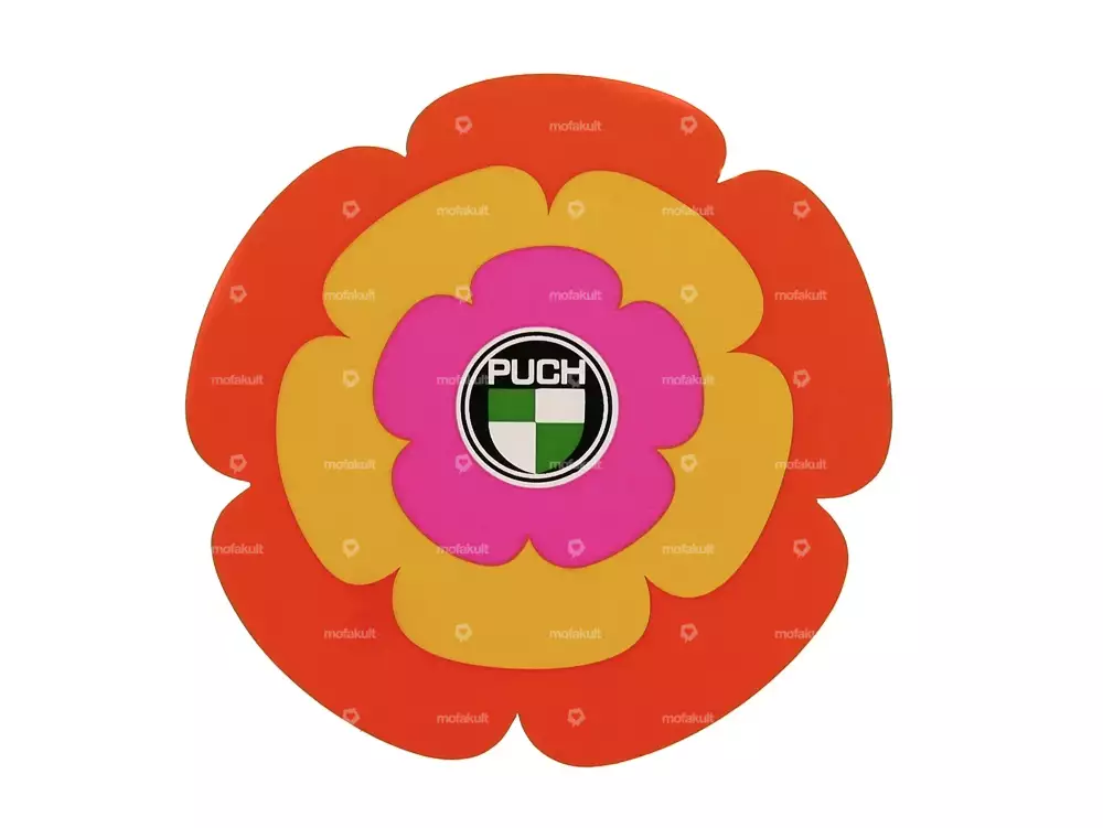 Aufkleber Hippie-Blume Schutzblech | Puch X30 Velux