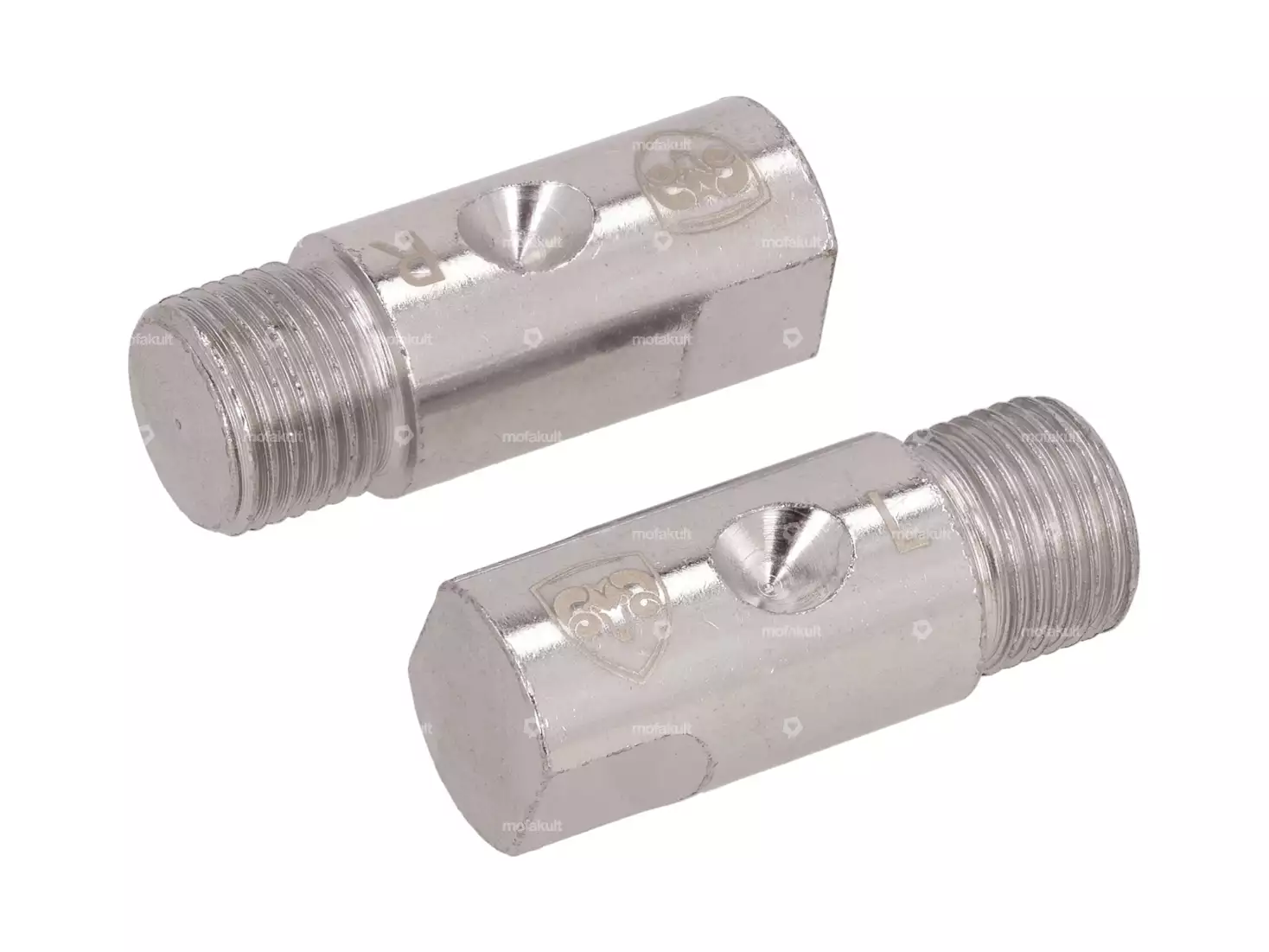 66HEROES Bolzen-Set kurz Pedalarme Chrom