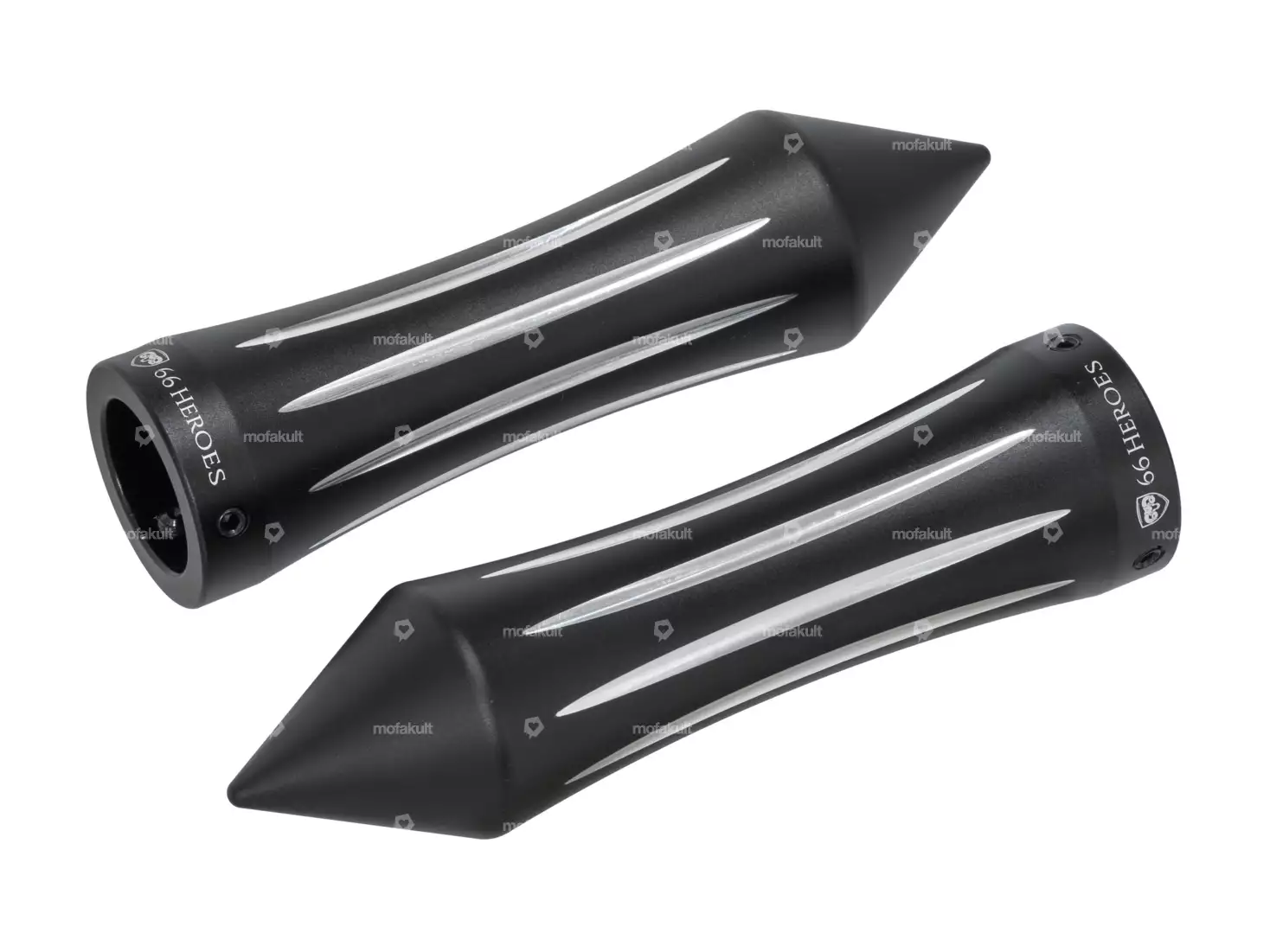 66HEROES Griffe Custom CNC schwarz / blank