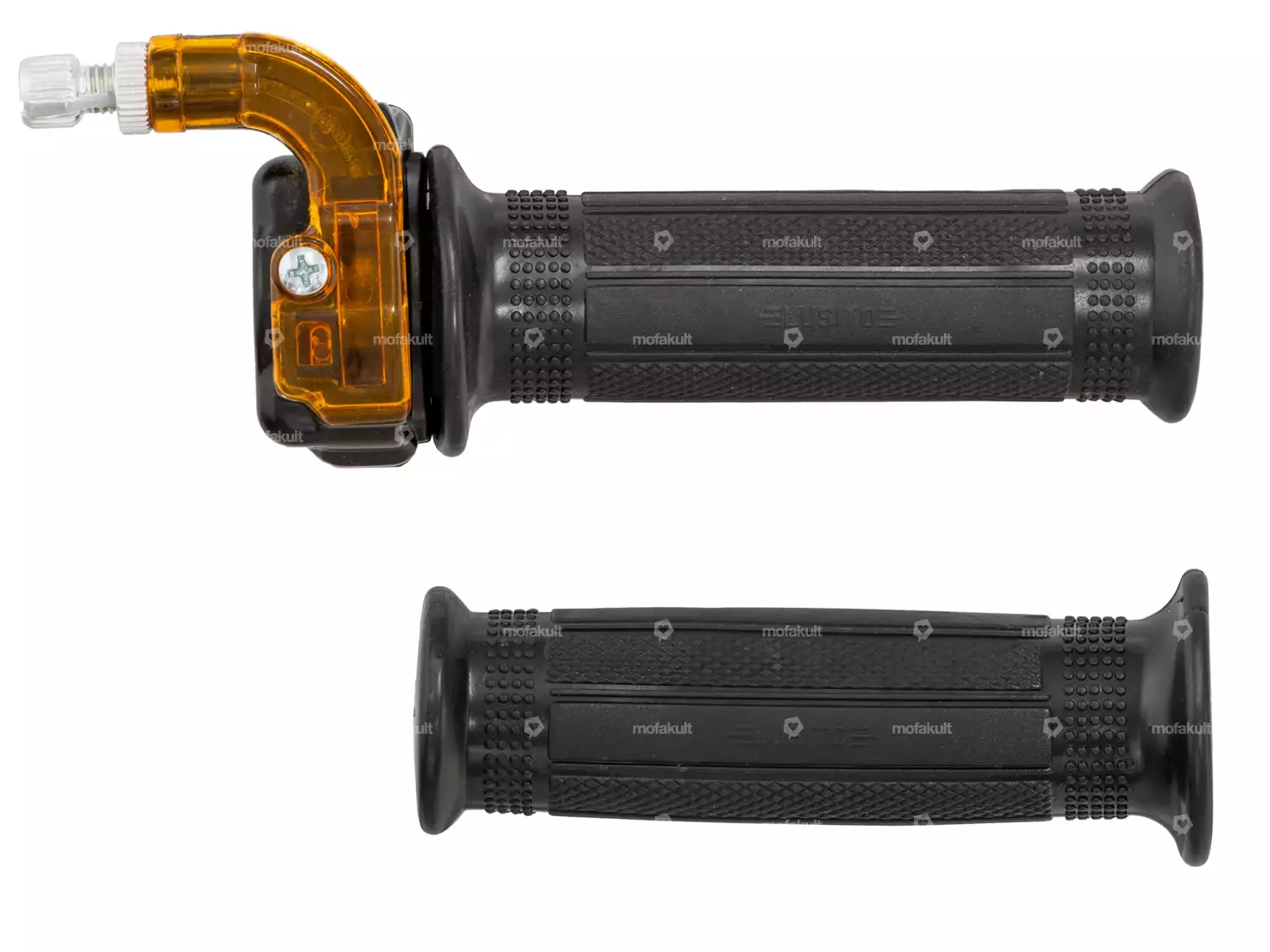 Lusito Gasdrehgriff Alu schwarz / orange