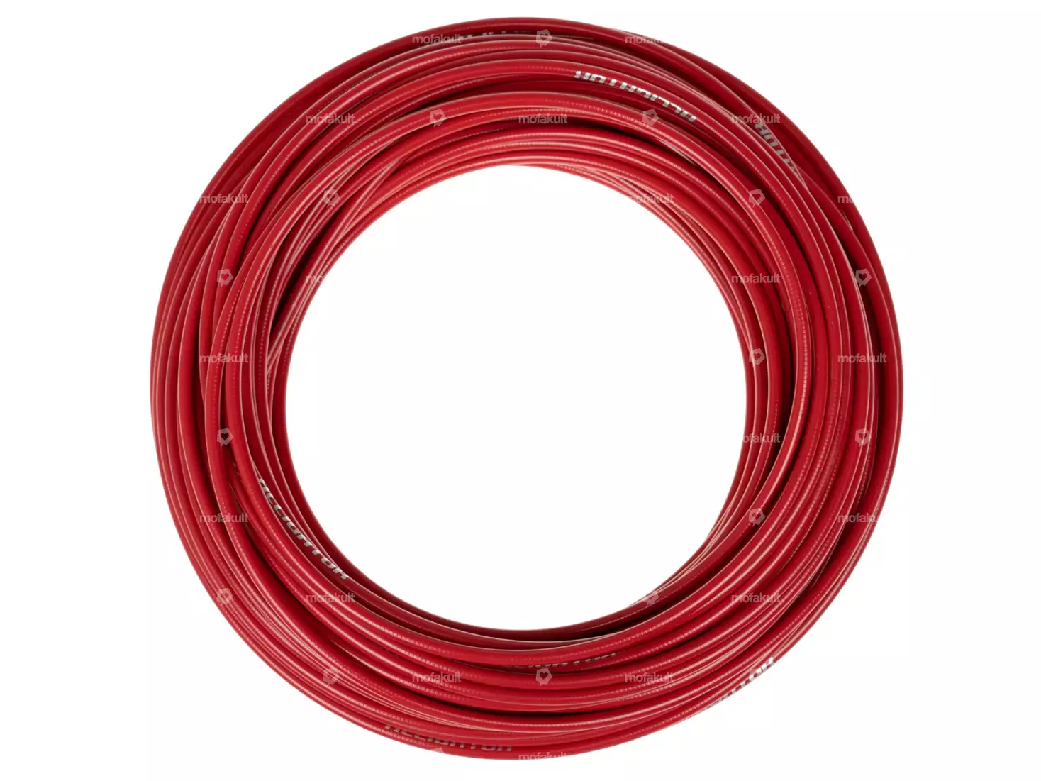 Alligator Kabelhülle Ø 5 mm rot (30 Meter Rolle) PTFE-Innenhülle
