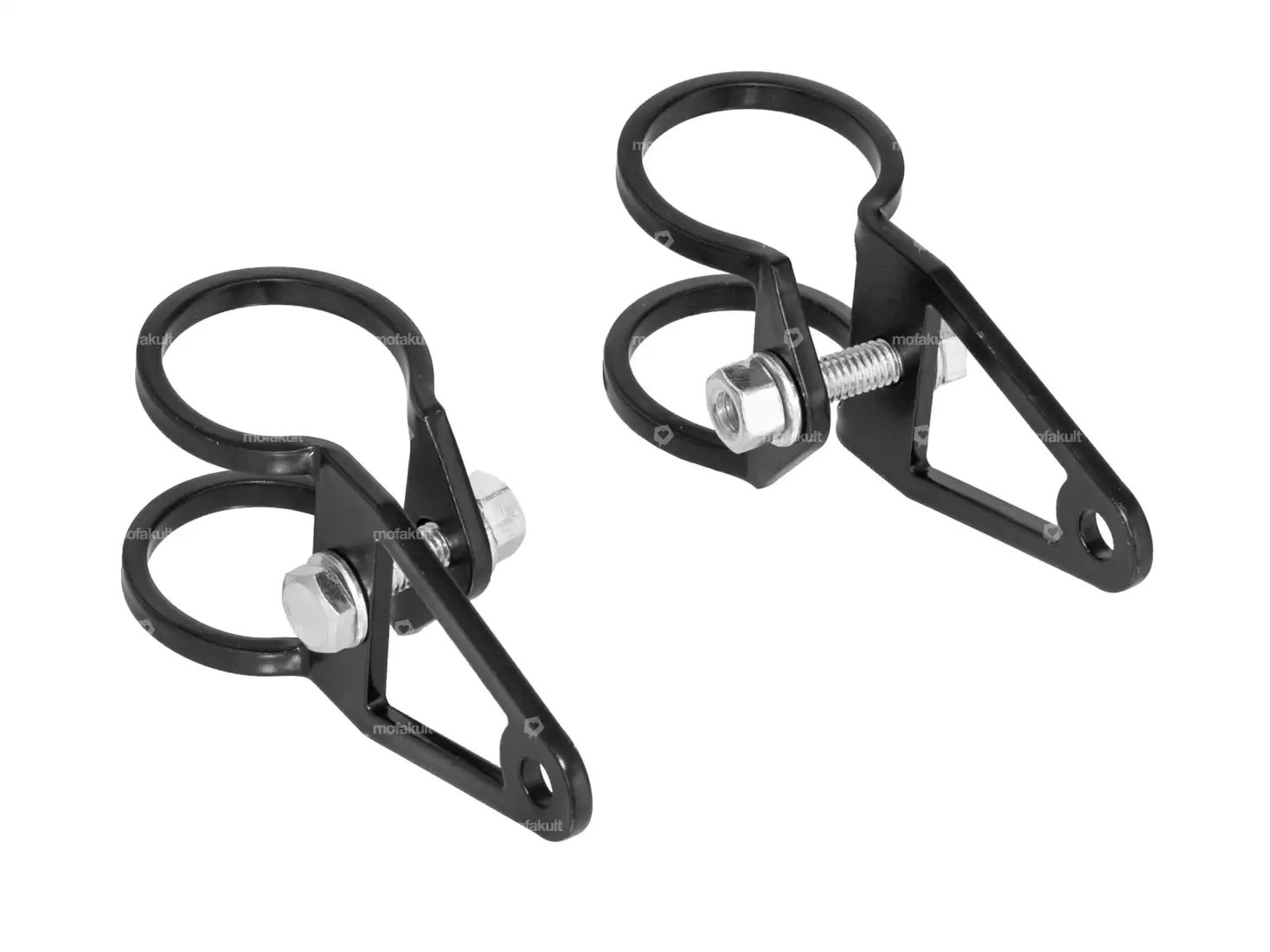 EBR Lampenhalterungen Ø 28 mm kurz schlicht schwarz