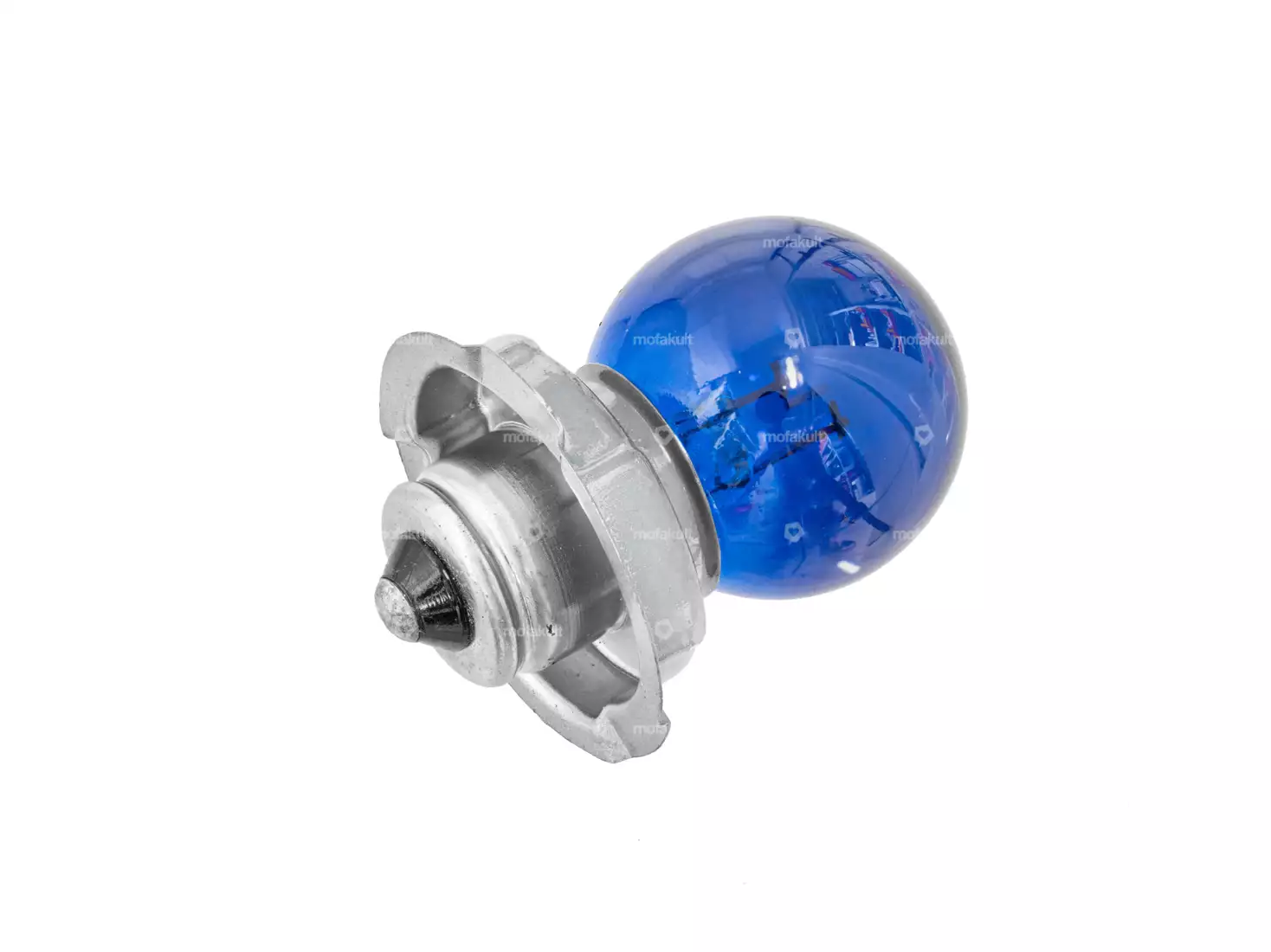 GPO Birne 6V - 15W (P26s) mit Kragen 1-faden blau