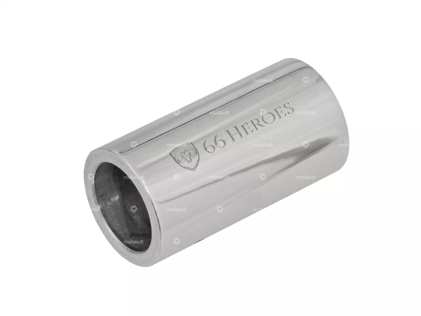 66HEROES Distanzrohr Tretachse 44 mm Inox | Piaggio Ciao