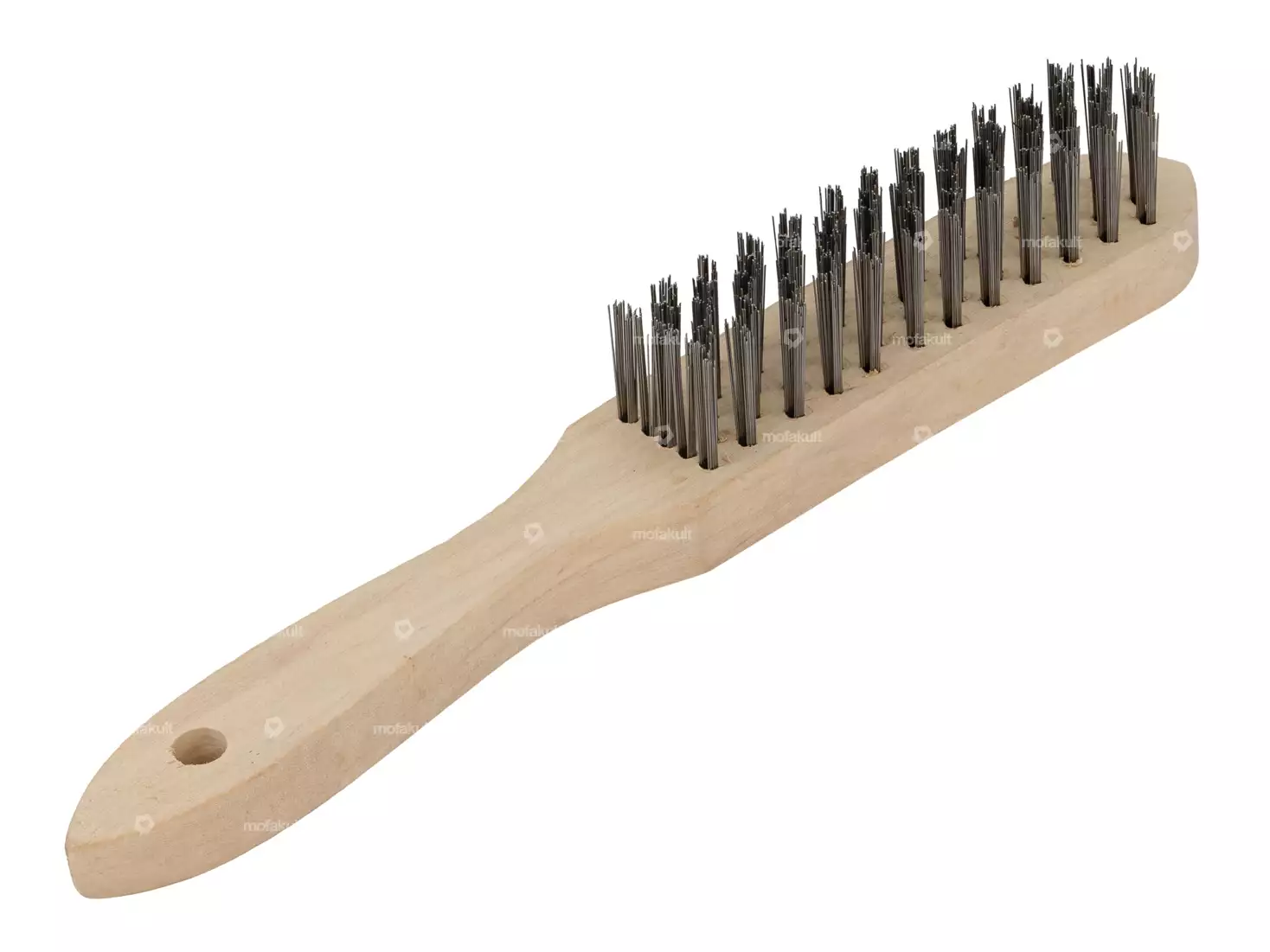 BGS Stahlbürste mit Holzgriff