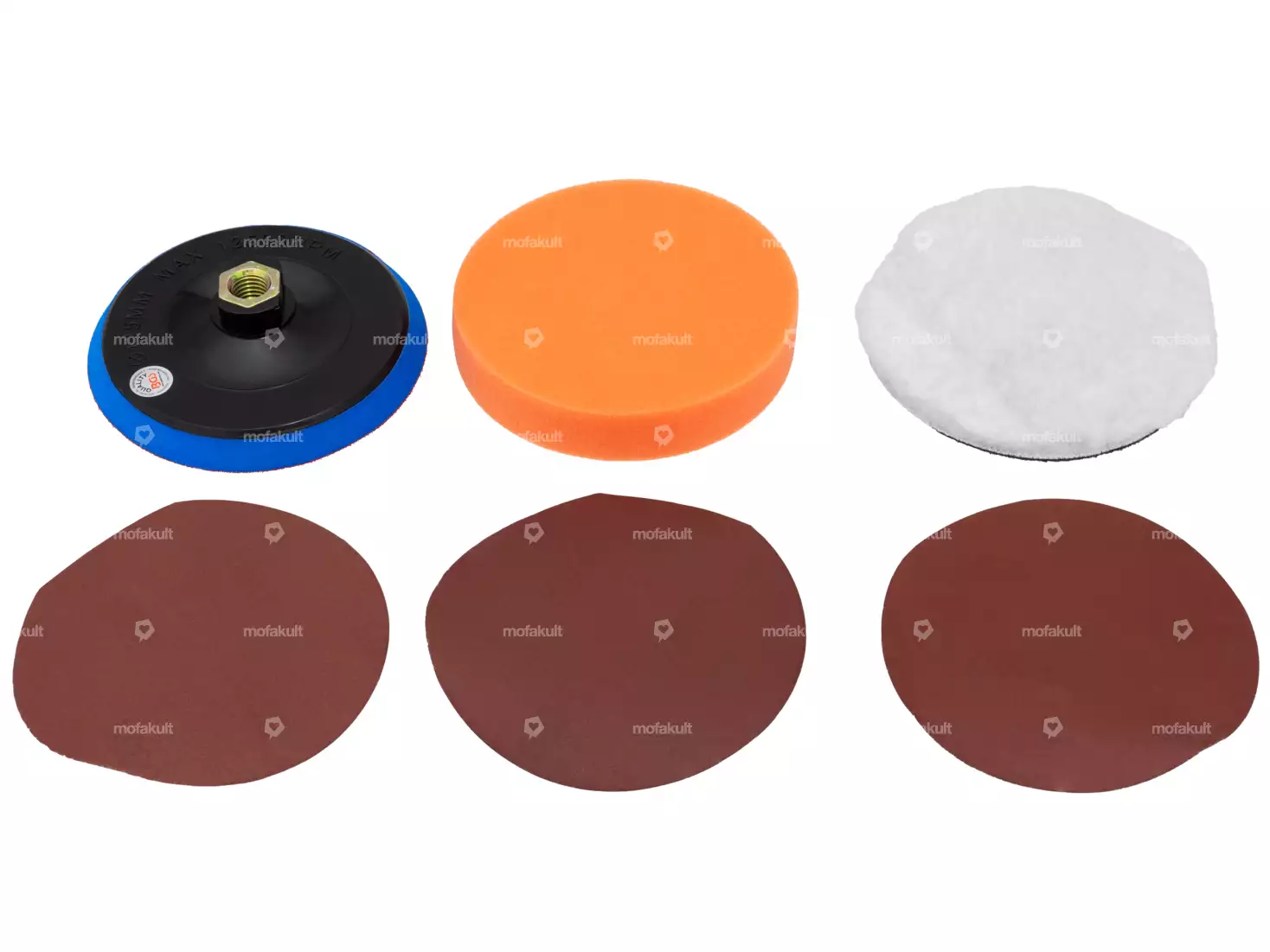 BGS Schleif- / Polierscheiben-Set Ø 125 mm