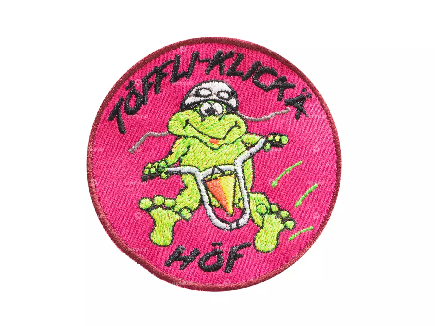 Gang Patch «Töffli Klickä Höf» Ø 85 mm