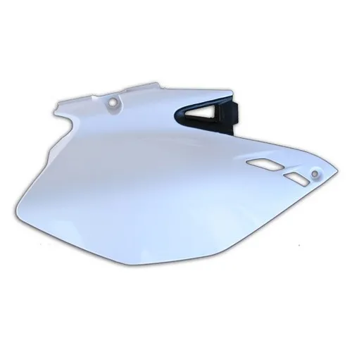 seitliche Nummernschilder Farbe weiß - Yamaha Wrf 250 2007-2014 - Yamaha Wrf 450 2007-2011