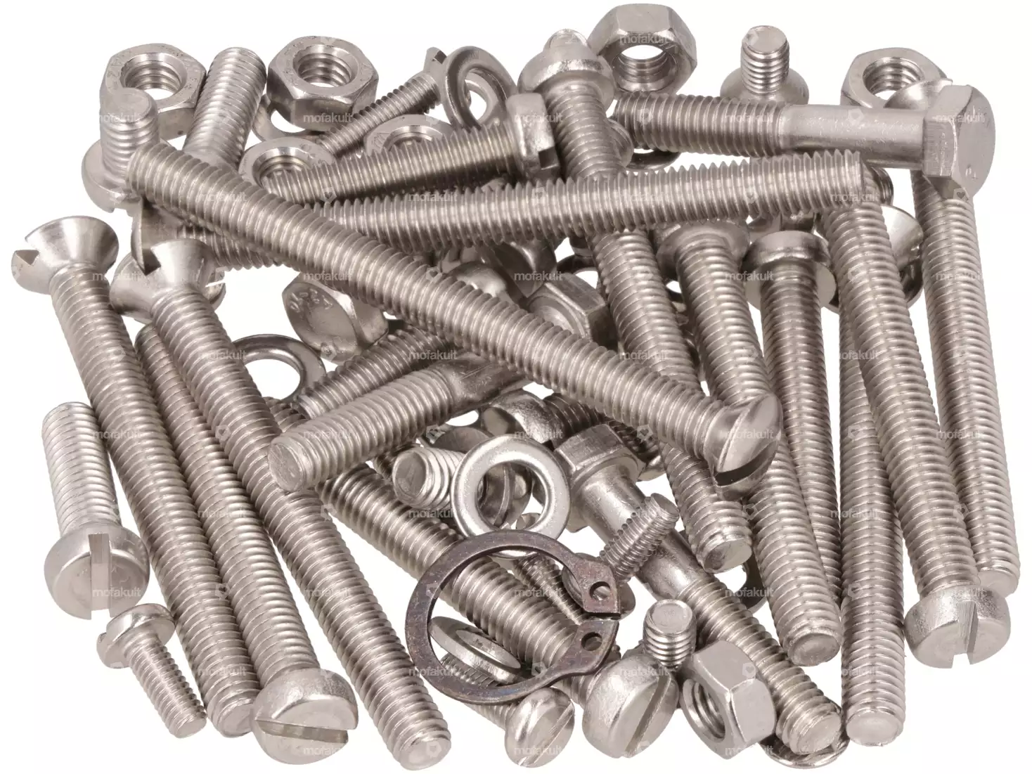 swiing® revival Schrauben-Set Motor ZA50 Inox | Puch X30, Supermaxi