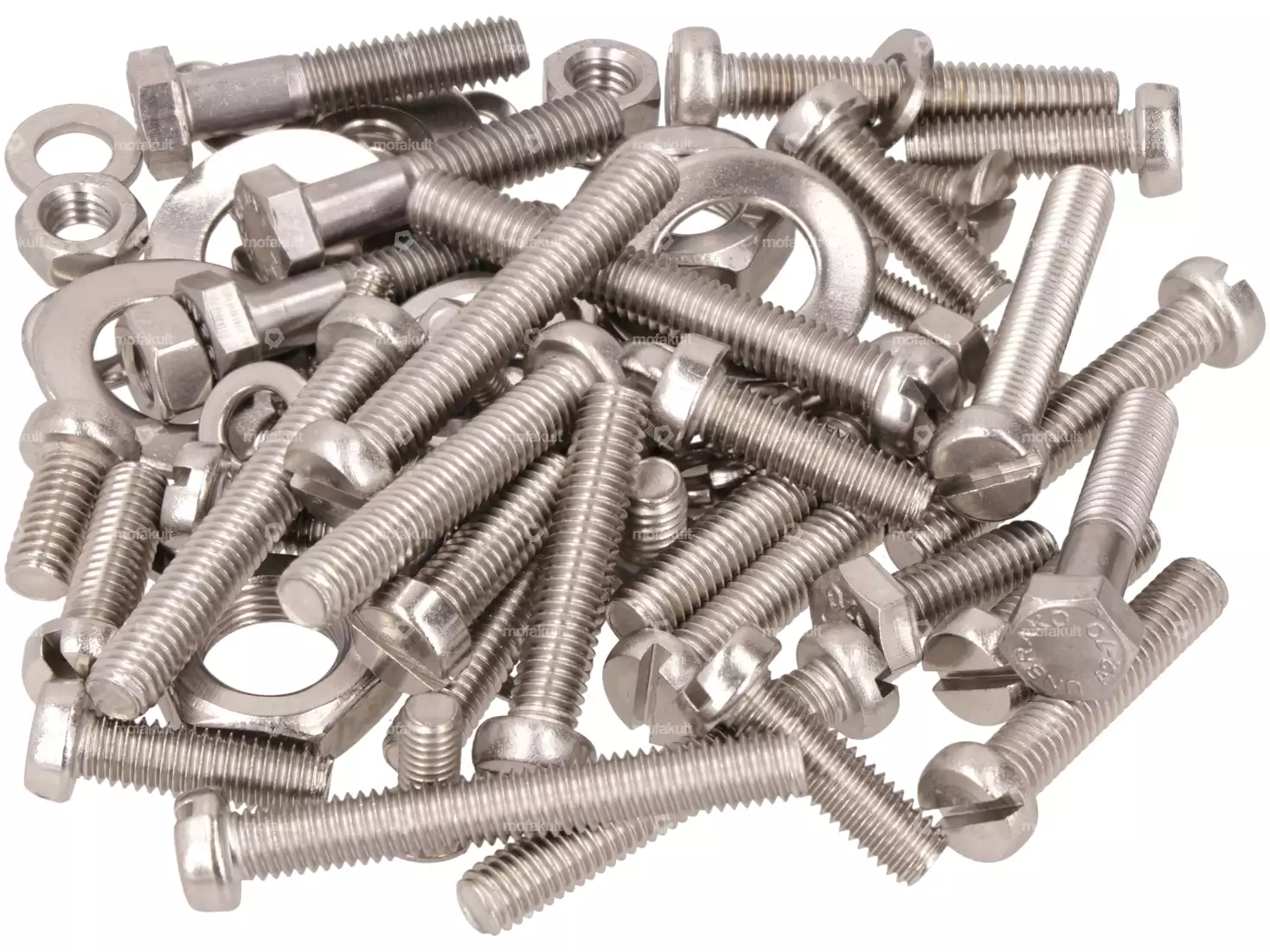 swiing® revival Schrauben-Set Motor Inox | Sachs 50/2, 50/3, 50/4