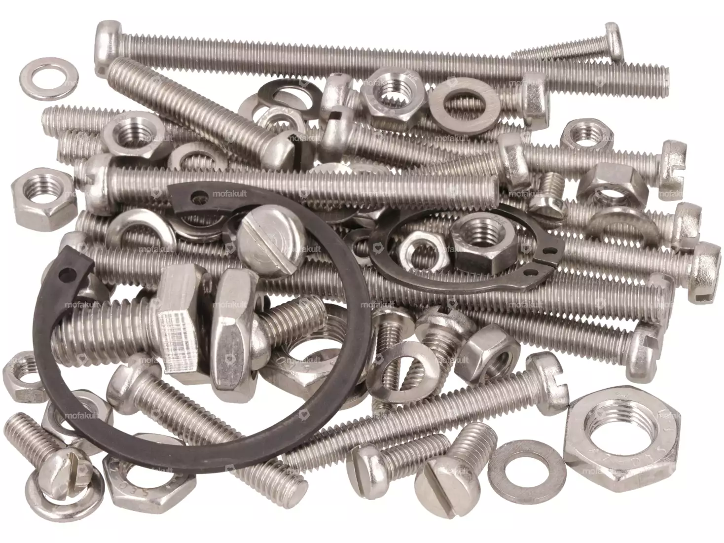 swiing® revival Schrauben-Set Motor Inox | Zündapp Belmondo (Typ 247)