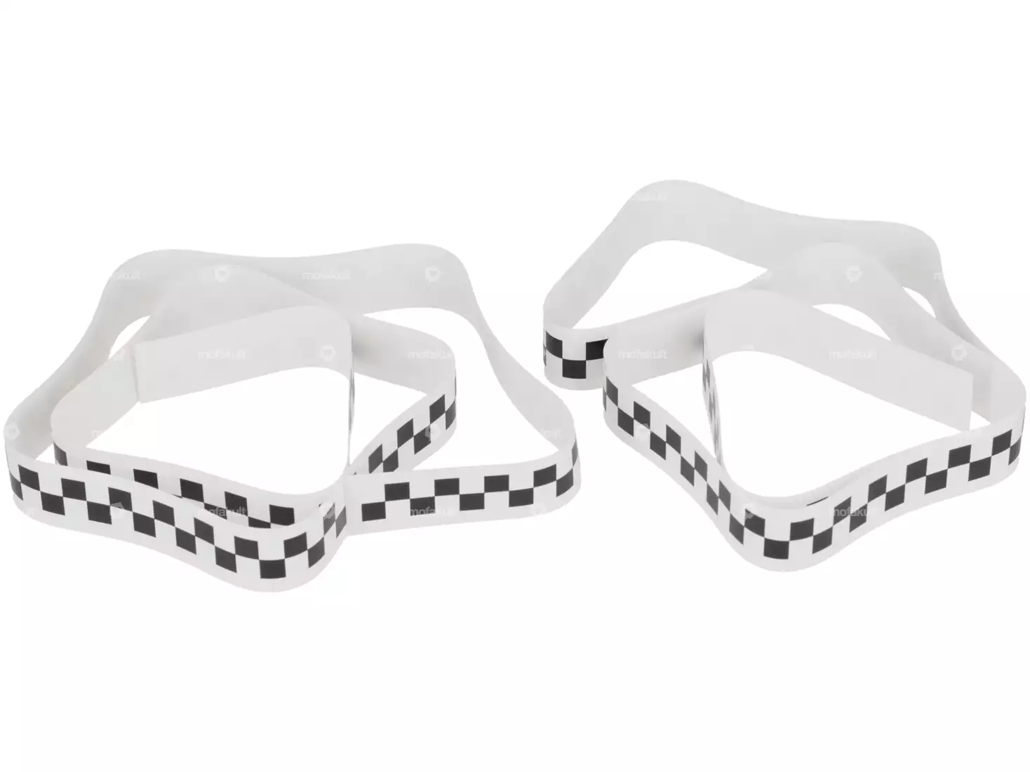 Zielflagge Streifen 1.5 x 100 cm (2 Stk.)