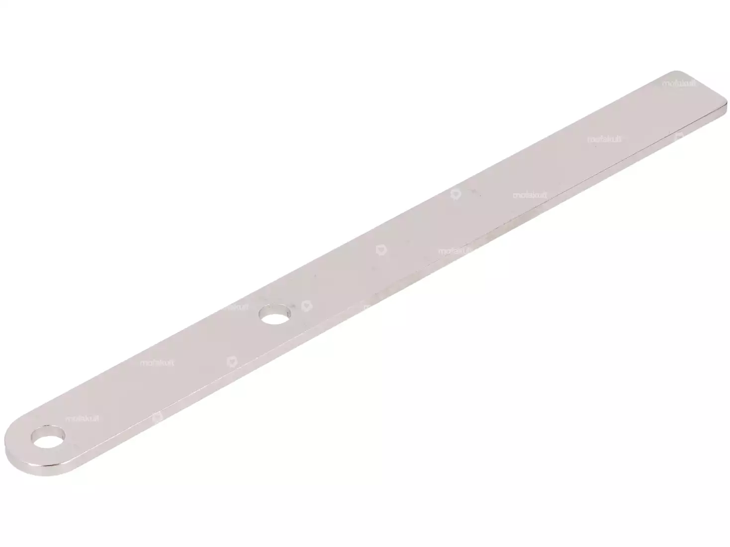 66HEROES Rücklicht Aufnahmeblech Nummernschild Custom seitlich Inox