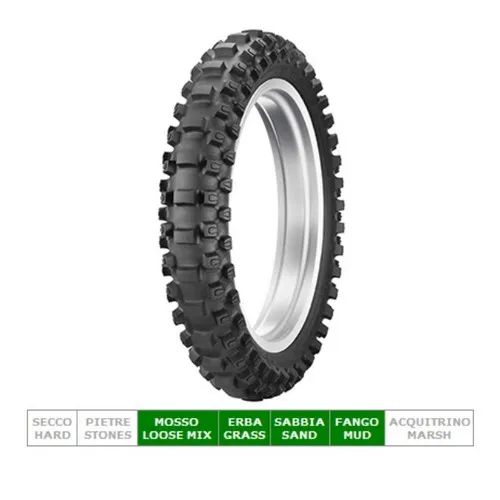 Post-Reifen. Geomax Mx33 120 / 80-19 Dunlop