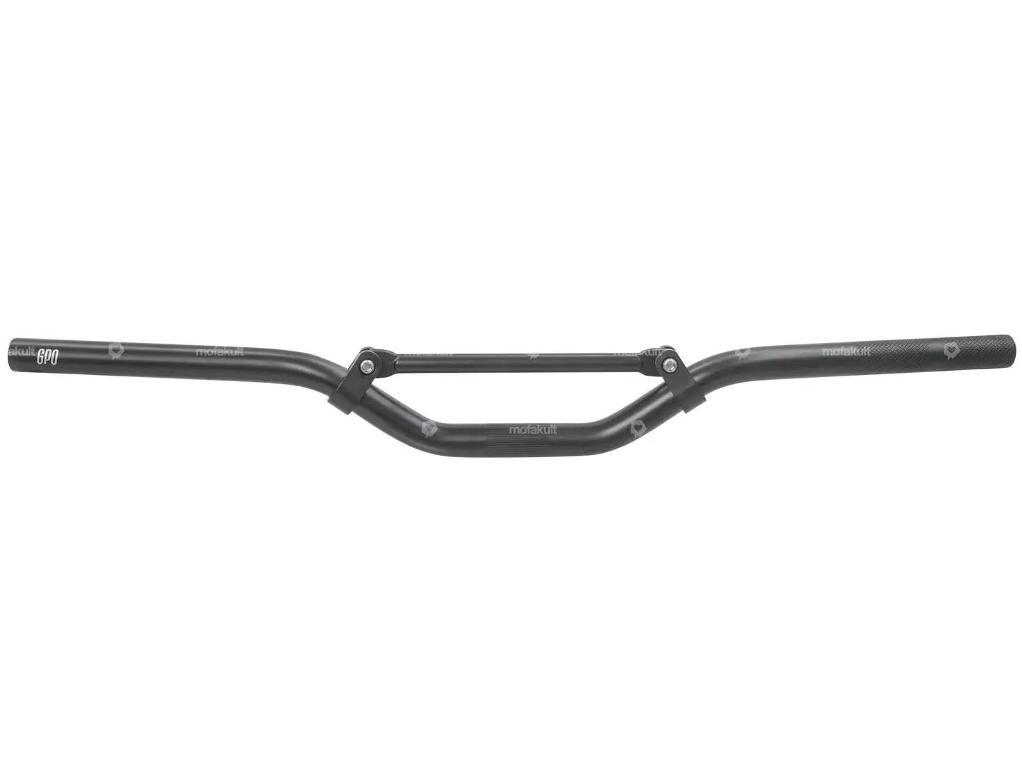 GPO Rennlenker Gabelplatte 7 cm Aluminium schwarz matt