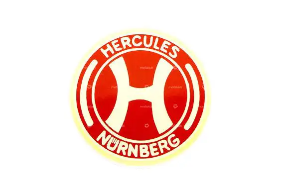 Wasserabziehbild Hercules Wappen rot