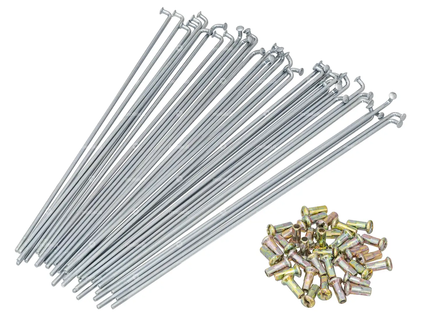 GPO 19" Speichen-Set inkl. Nippel (2.9 x 212 mm) Stahl verzinkt