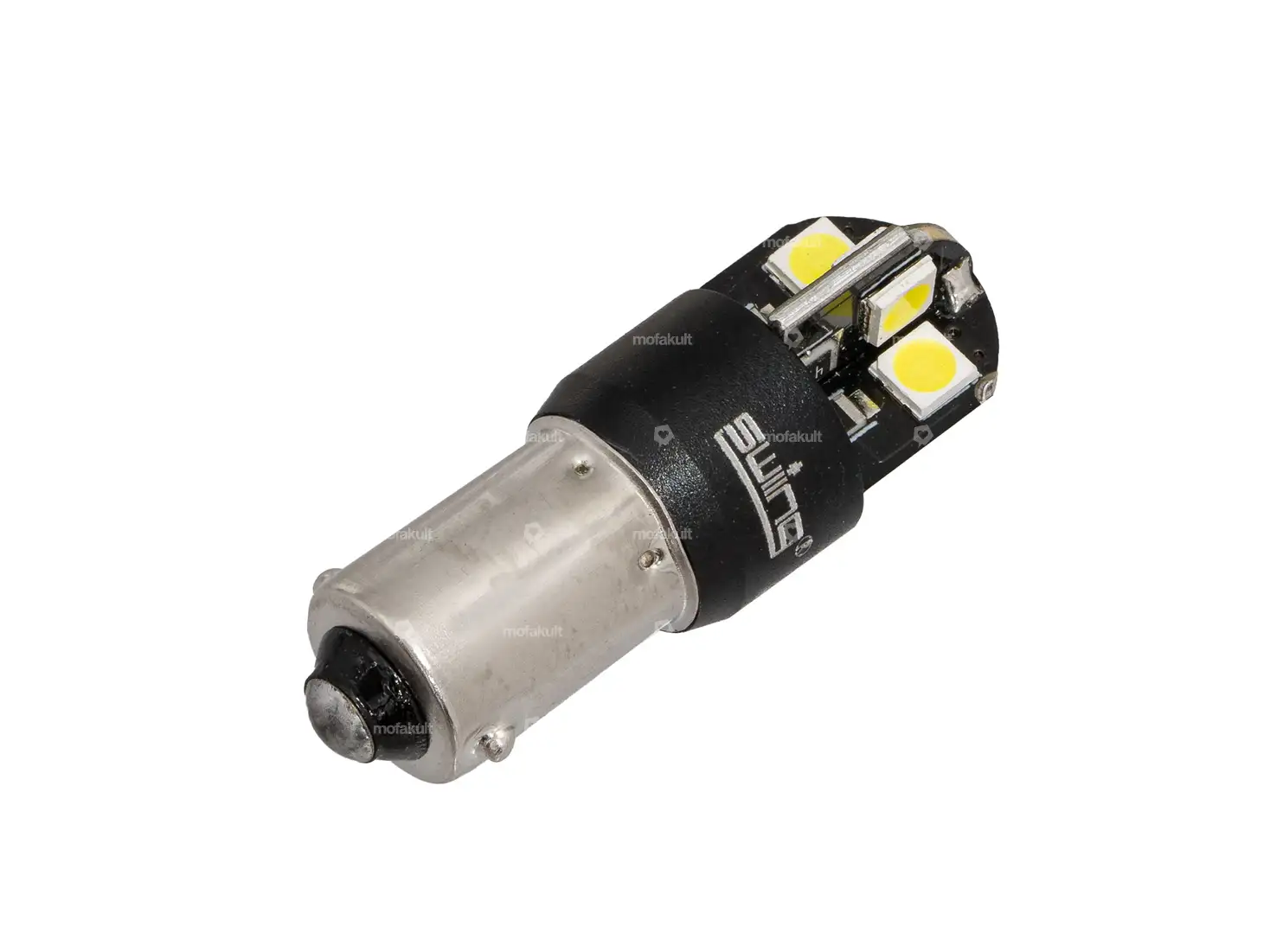 swiing LED Birne Rücklicht 12V (BA9s) weiss 1-phasig