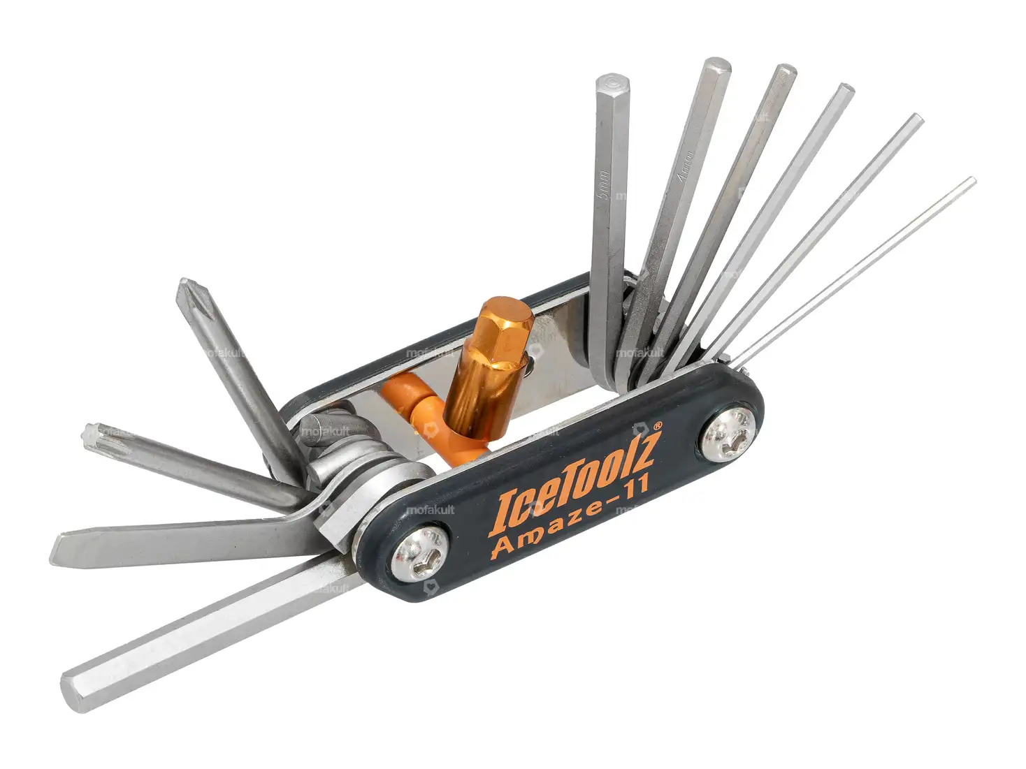 IceToolz Schlüsselsatz klappbar 11-tlg.