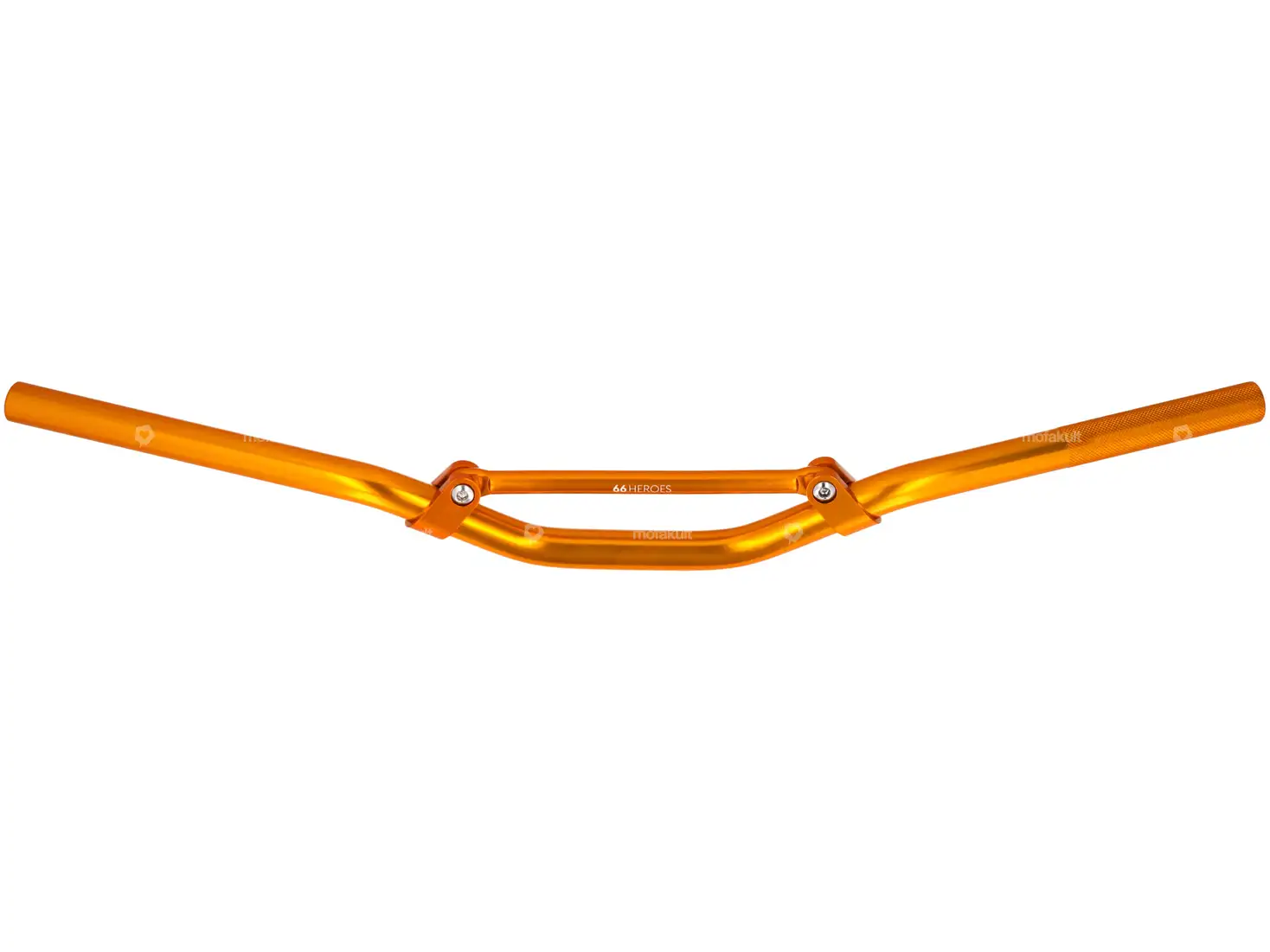 66HEROES Rennlenker Gabelplatte 7 cm Alu gold