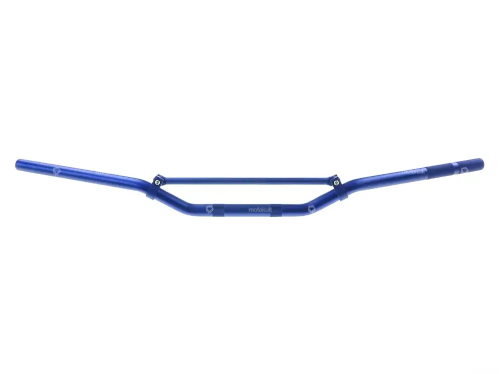 Rennlenker Gabelplatte 8 cm / breit Aluminium blau