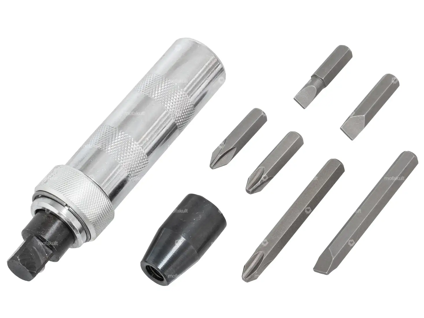 Schlagschraubendreher mit Einsätzen gross